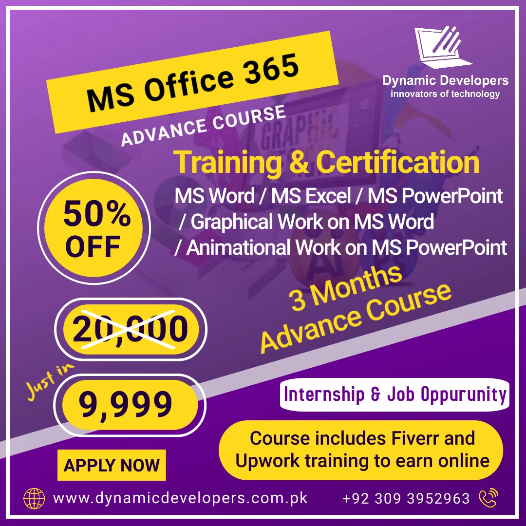 Microsoft Office Course by Fatima Soft. Limited